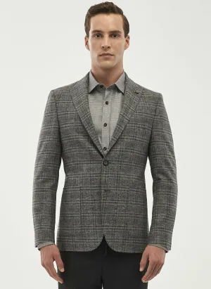 16865 Grey Slim Fit Jacket