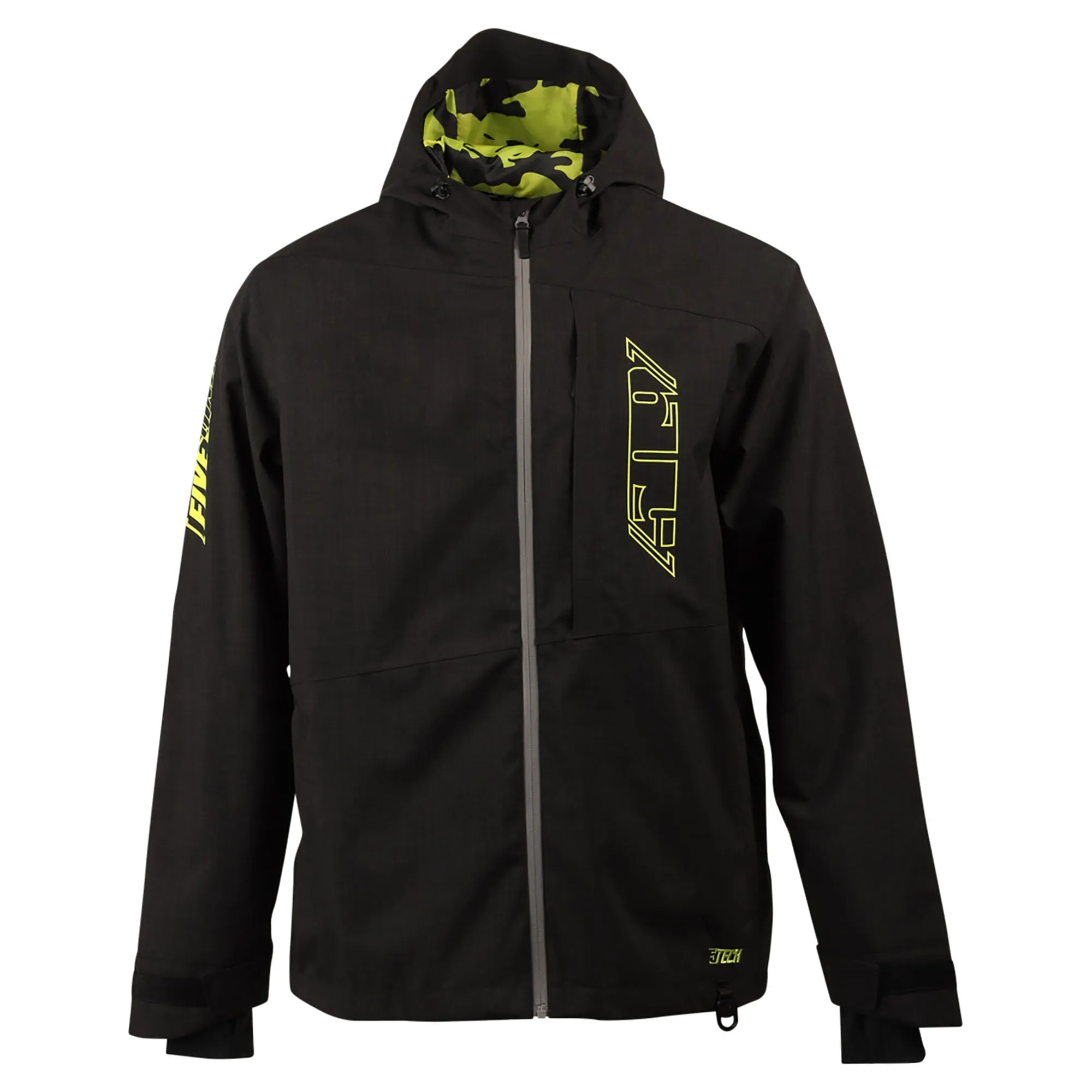 509 Forge Insulated Snowmobile Jacket Covert Camo Black