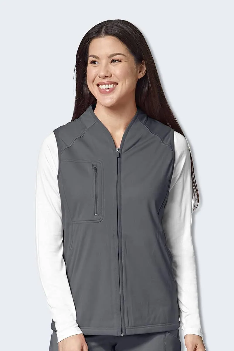 8409 Women’s Fleece Vest with Zip Front and Pockets