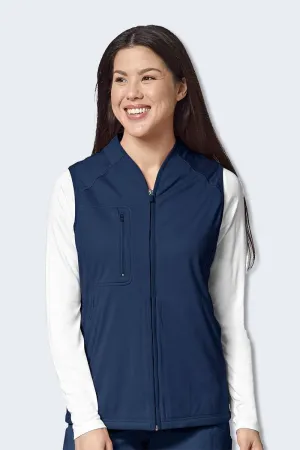 8409 Women’s Fleece Vest with Zip Front and Pockets