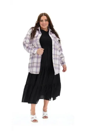 Anna Shacket Lilac Check