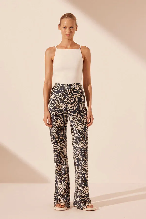 Anthea Silk Bias Cut Pant