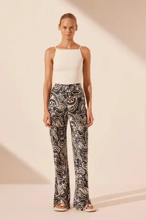 Anthea Silk Bias Cut Pant