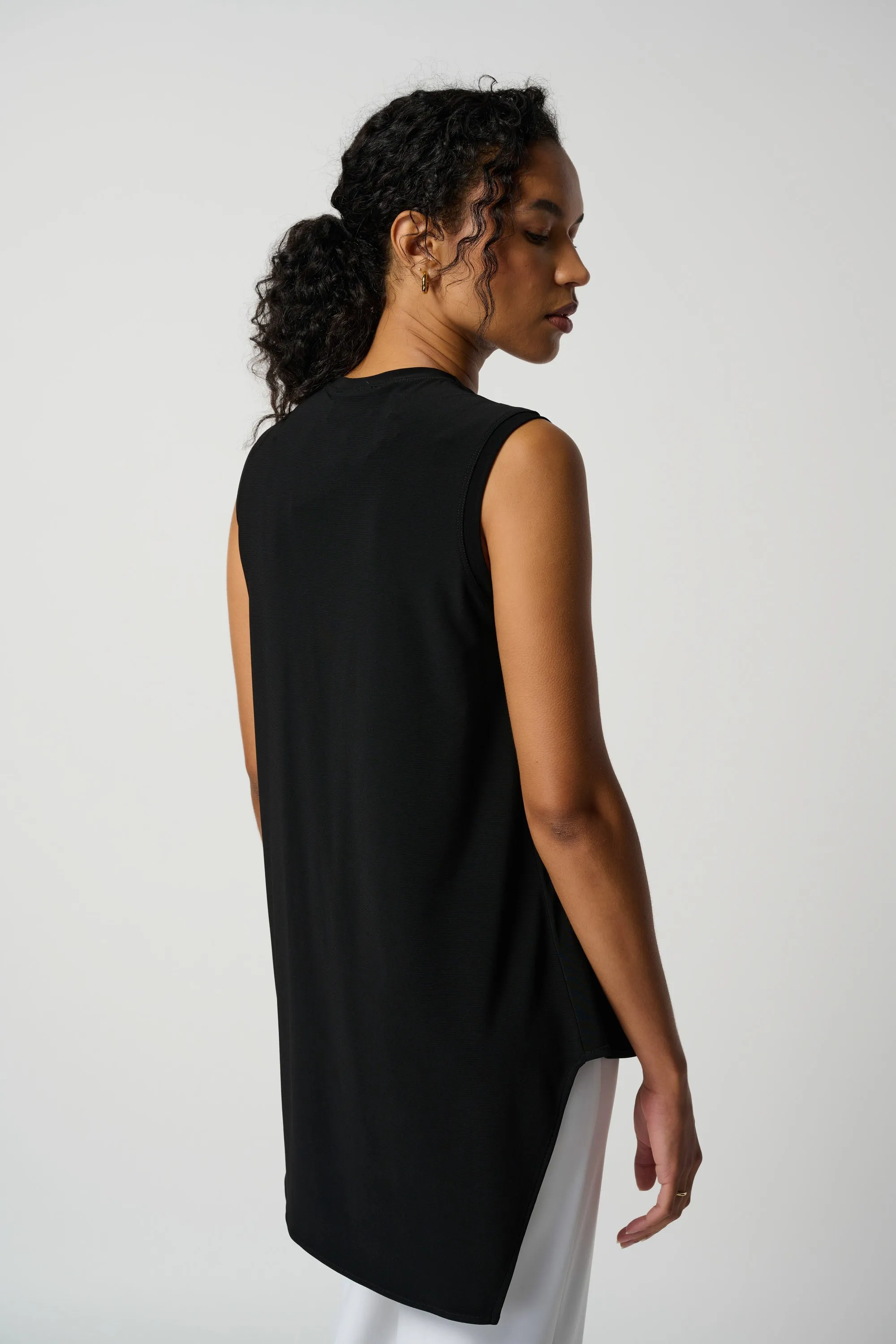 Asymmetrical Sleeveless Tunic