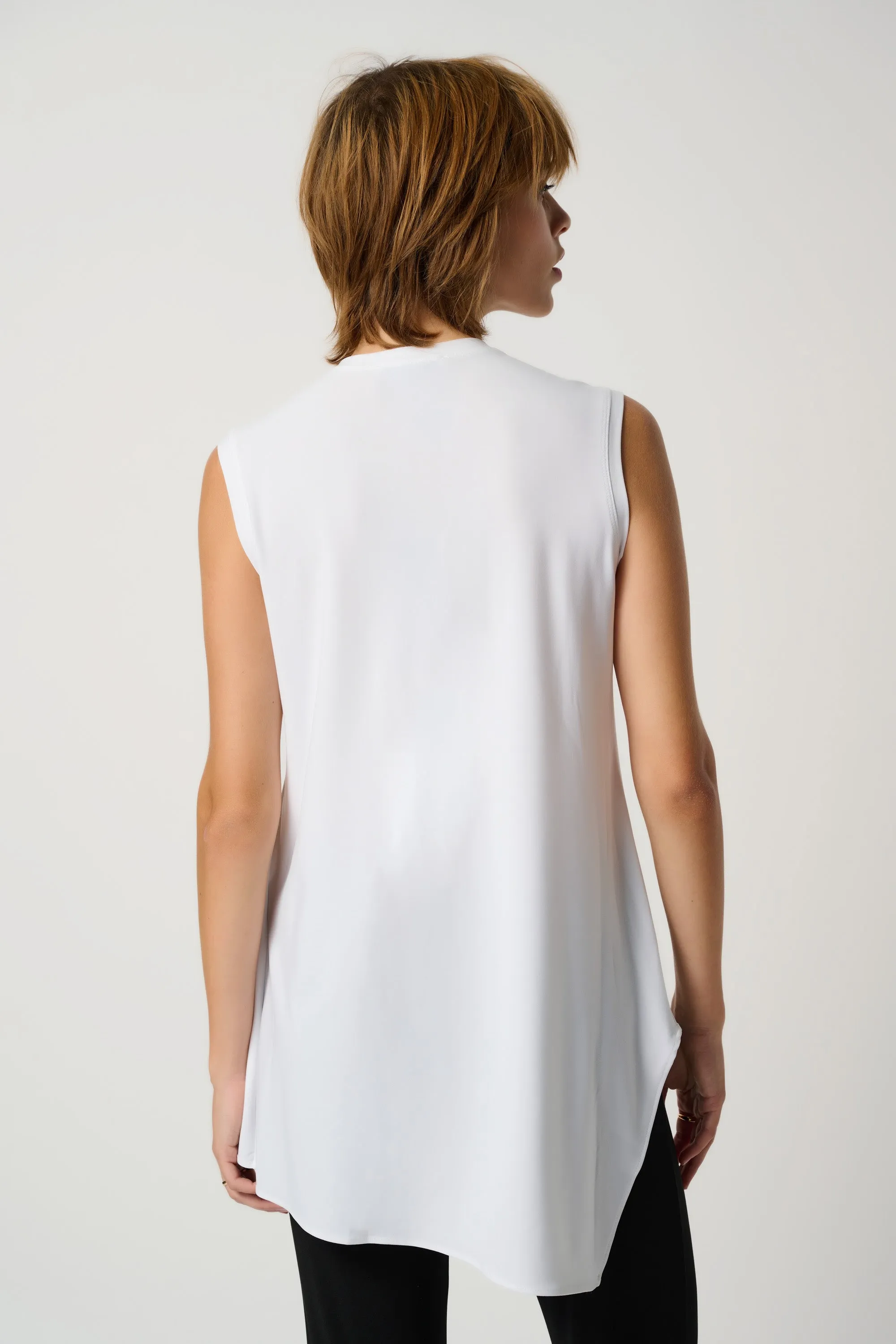 Asymmetrical Sleeveless Tunic