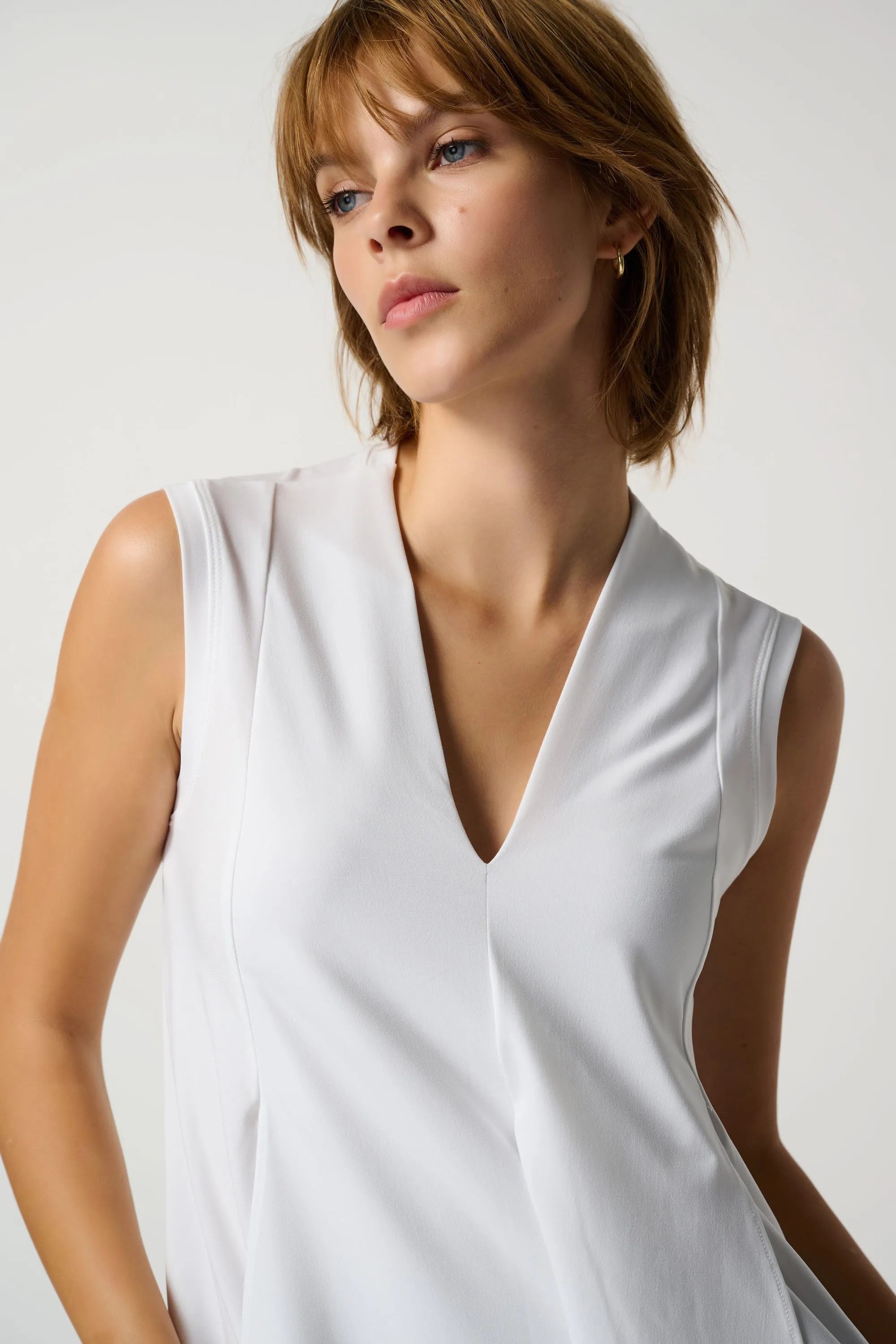 Asymmetrical Sleeveless Tunic