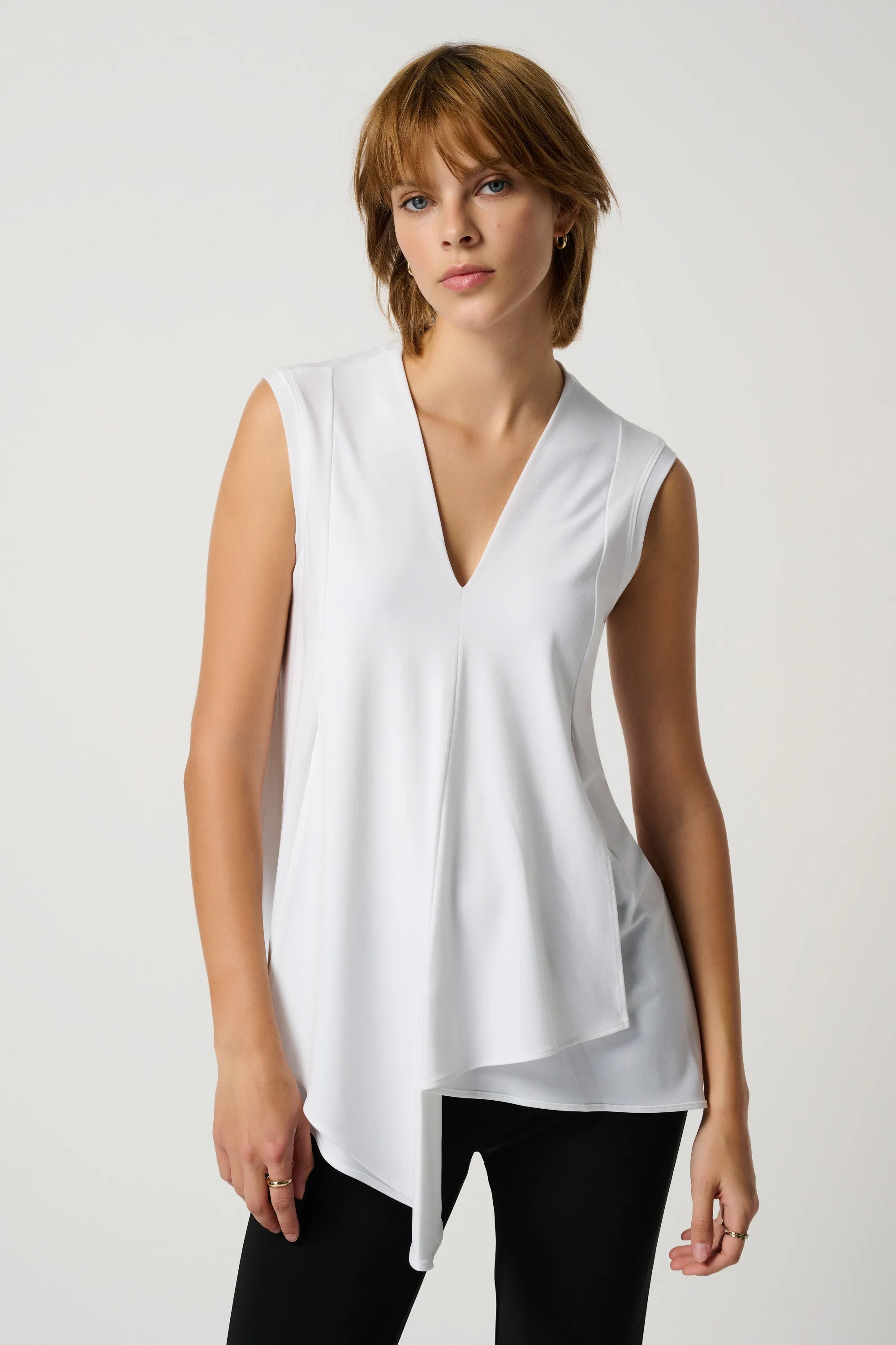 Asymmetrical Sleeveless Tunic