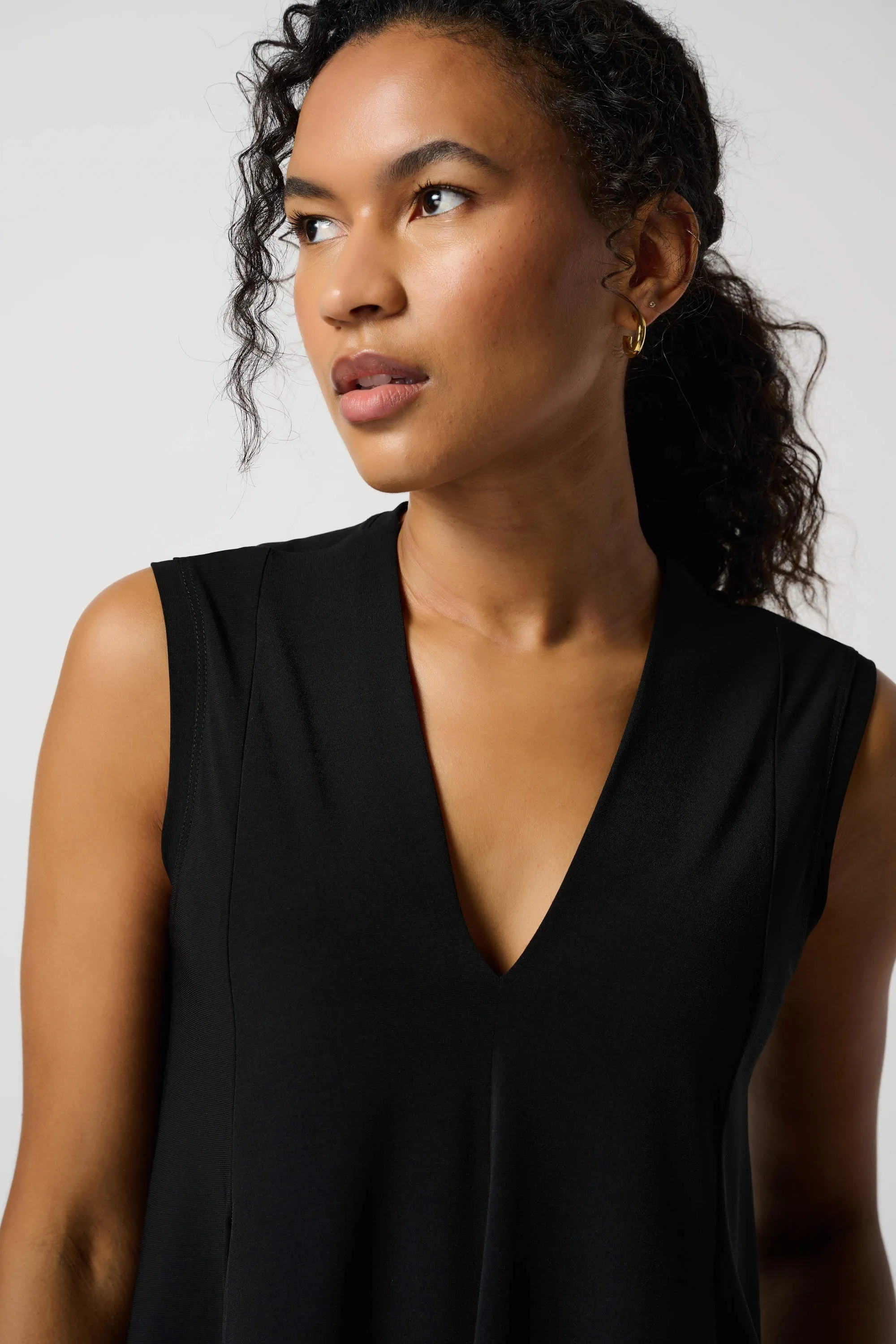 Asymmetrical Sleeveless Tunic