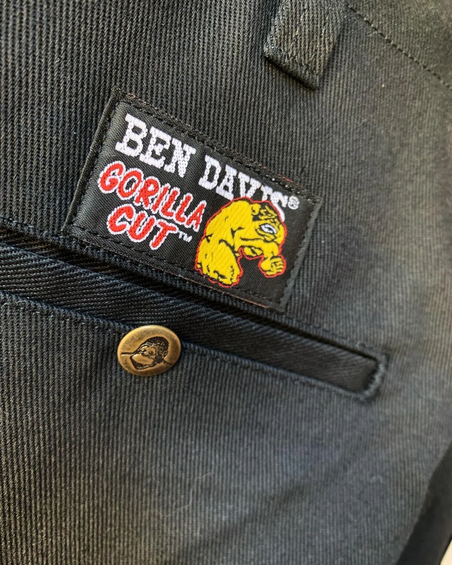 Ben Davis 'Gorilla Cut' Work Pants - Black