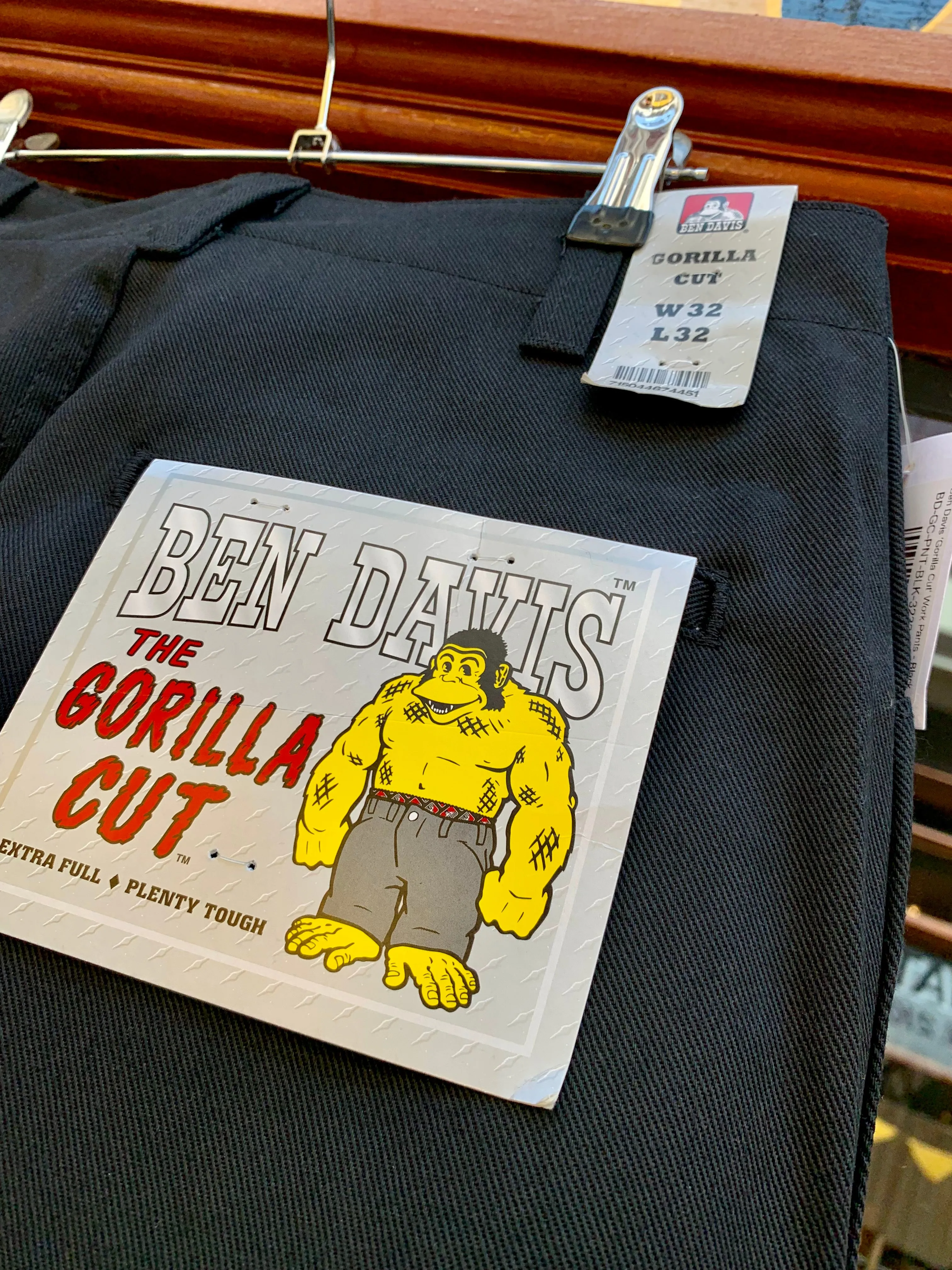 Ben Davis 'Gorilla Cut' Work Pants - Black