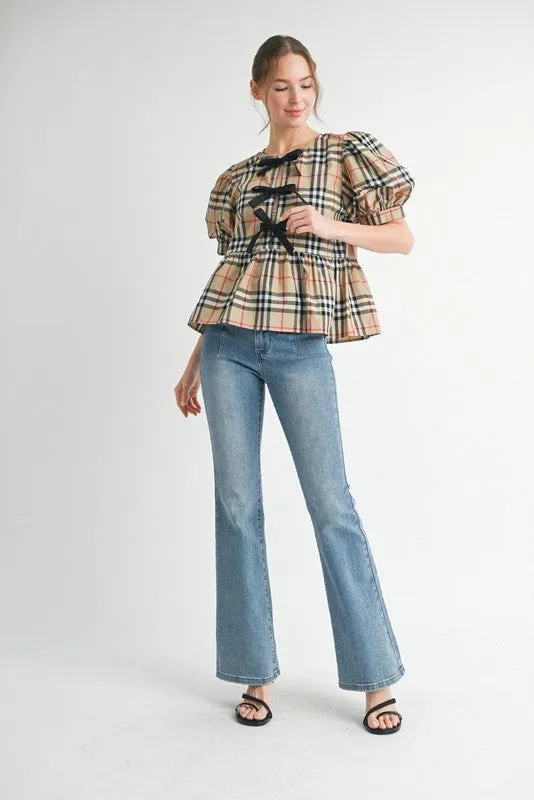 Check It Peplum Top