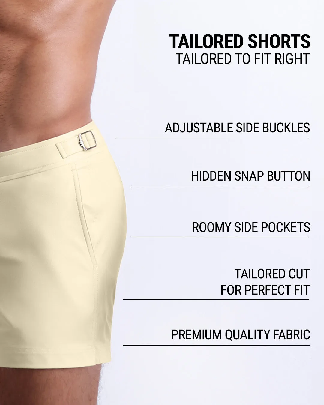 CREAM FIELDS - Tailored Shorts