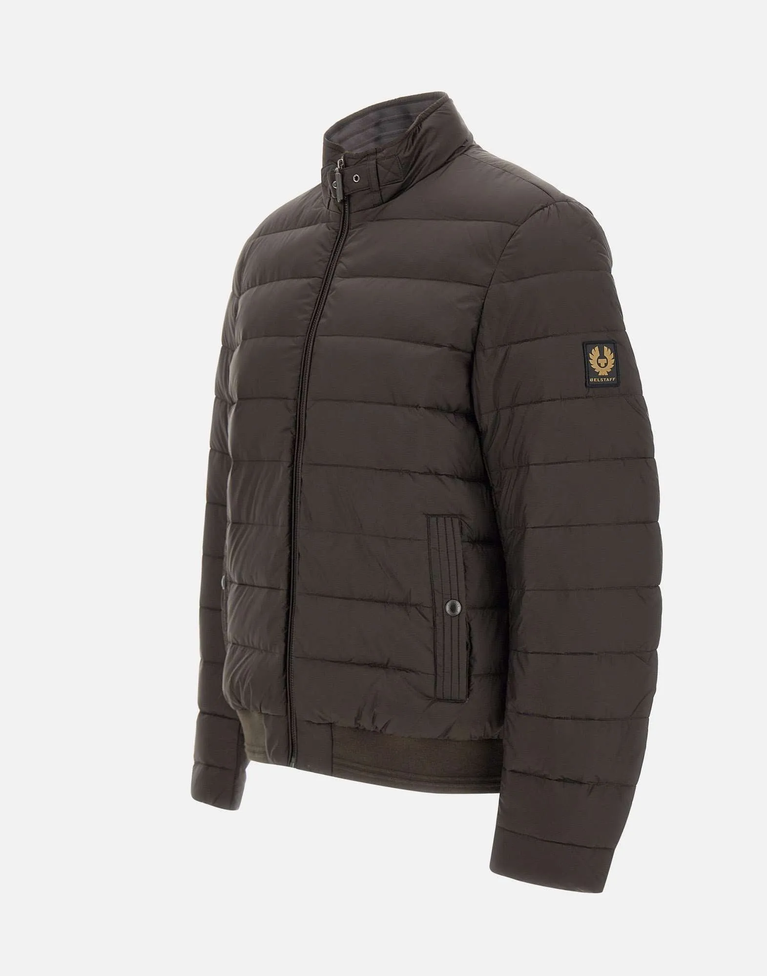 Dark Brown Down Jacket for Men
