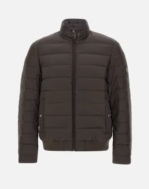 Dark Brown Down Jacket for Men