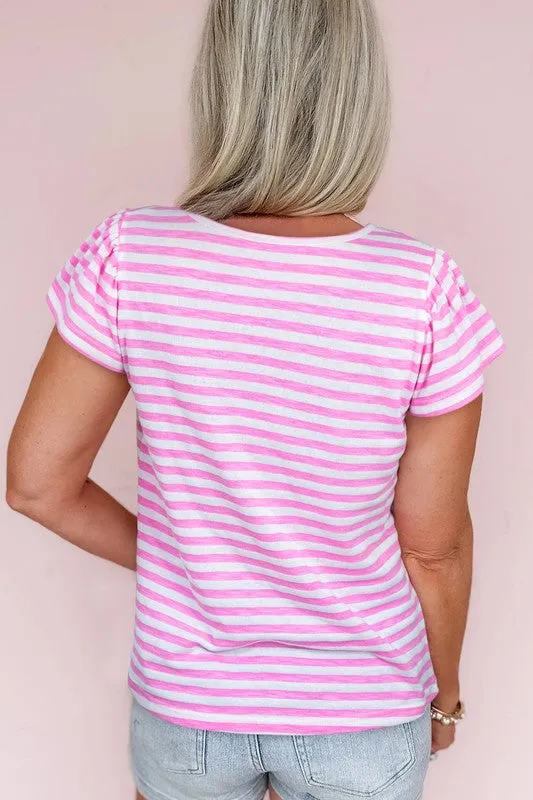 Doing Some Sightseeing Stripe Top