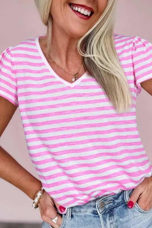 Doing Some Sightseeing Stripe Top