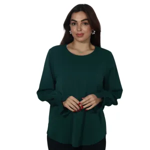 Flowy blouse long sleeves