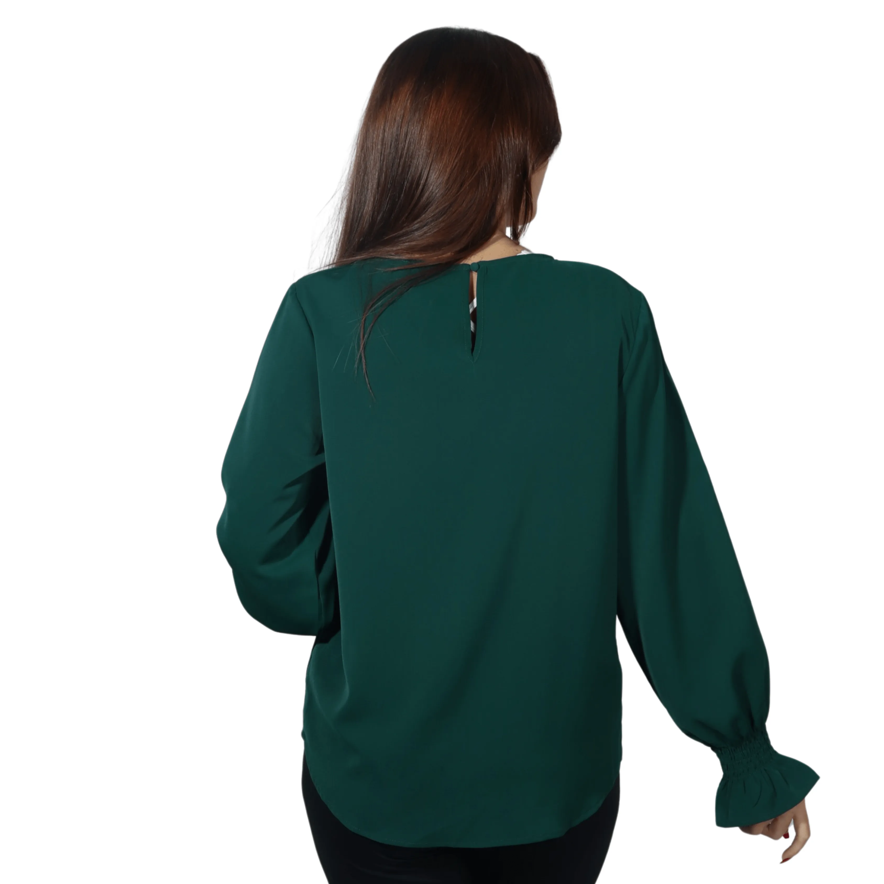 Flowy blouse long sleeves