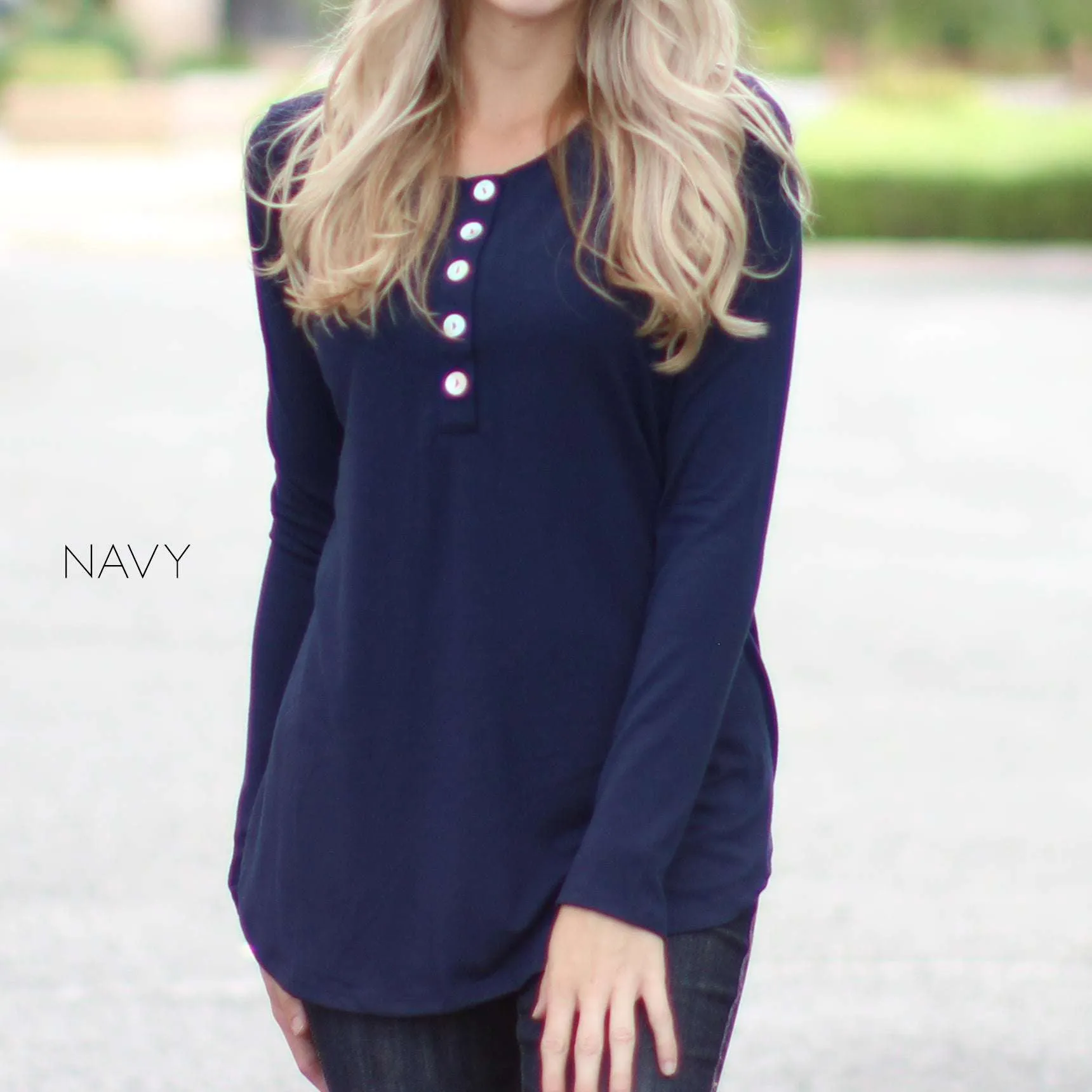 Flowy Button Top | S-XL