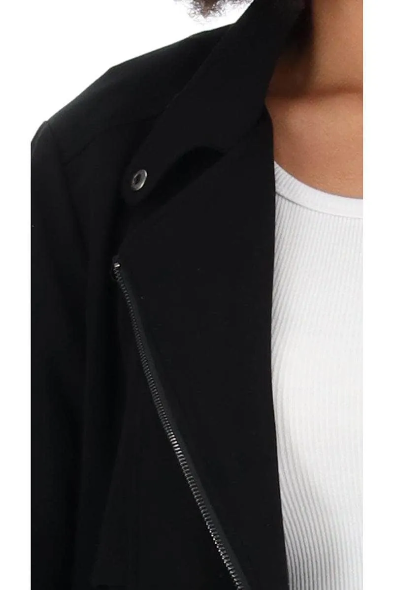 Gibson Viscose Coat Black