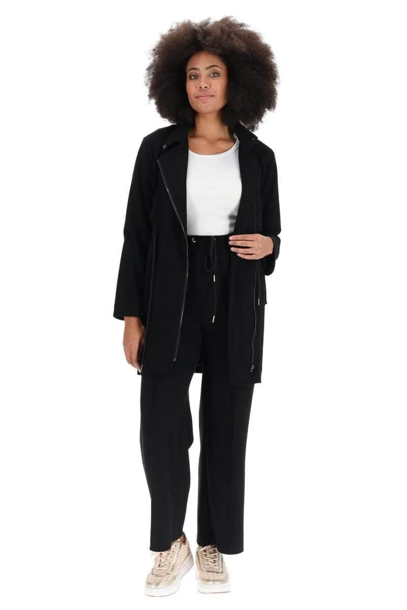 Gibson Viscose Coat Black