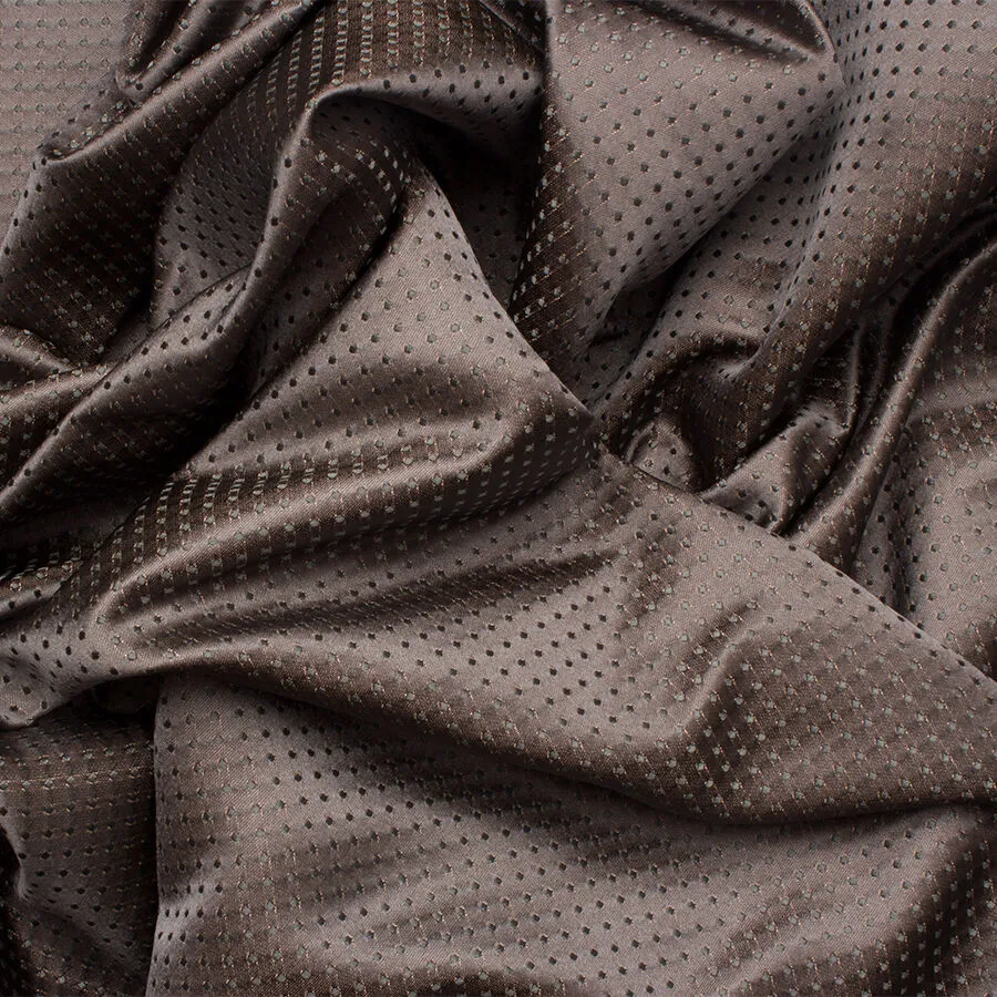 Grey/Peach Spot Jacquard