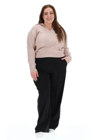 Half Zip Knit Beige