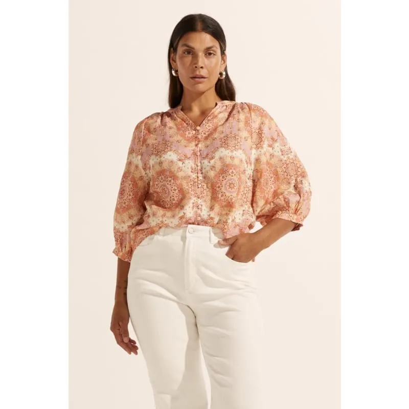 Hanker Top | Sunset Mosaic