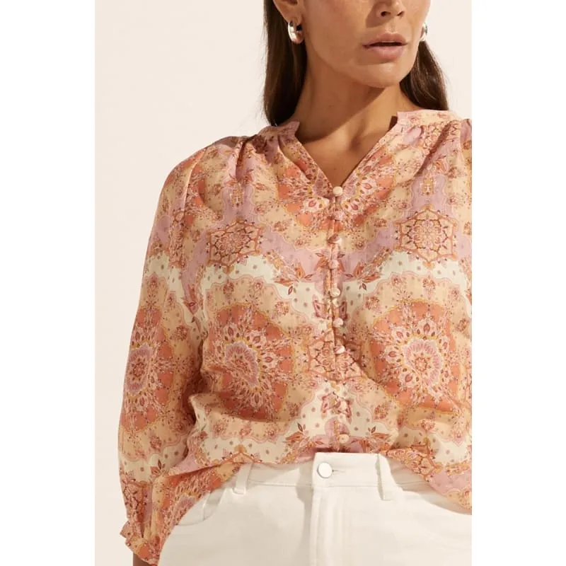 Hanker Top | Sunset Mosaic