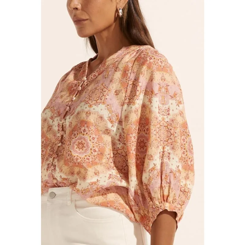 Hanker Top | Sunset Mosaic