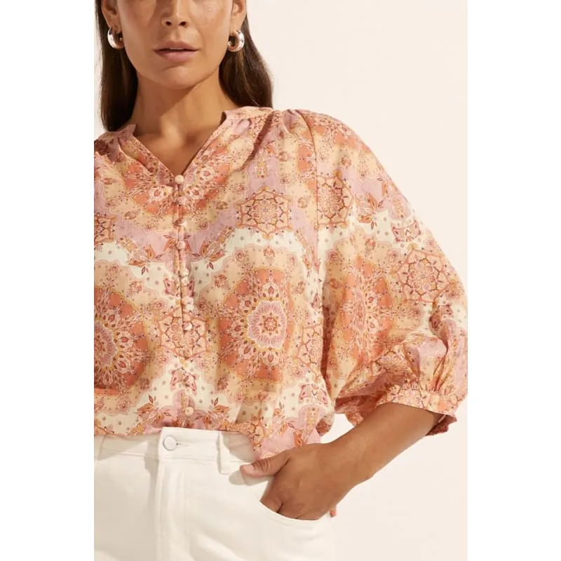 Hanker Top | Sunset Mosaic