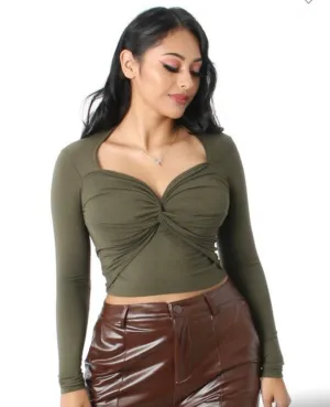 Her chic top