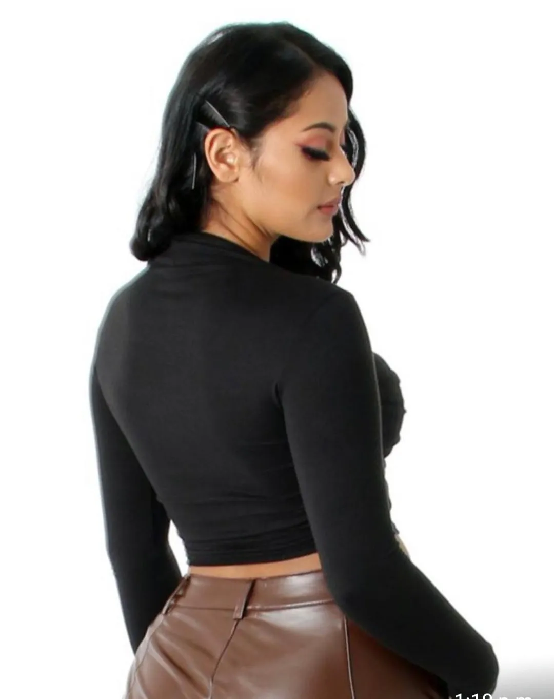 Her chic top