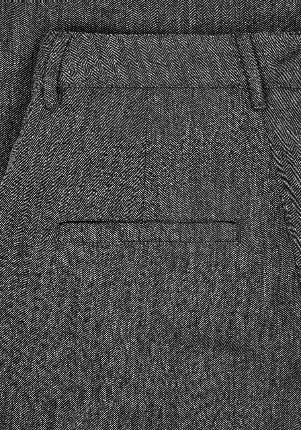 HERRINGBONE TAILORED TROUSER