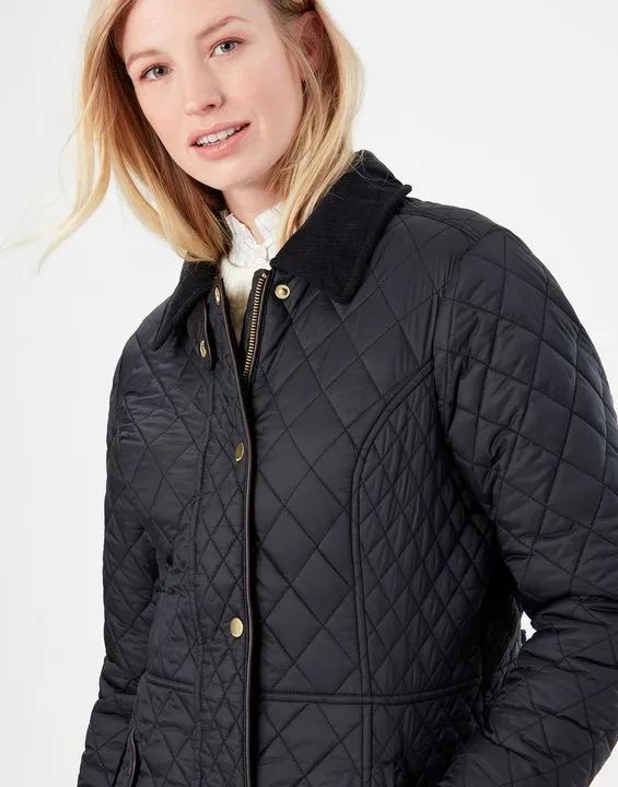 Joules Newdale Long Quilted Jacket
