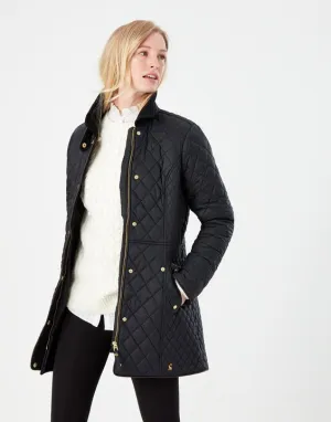 Joules Newdale Long Quilted Jacket