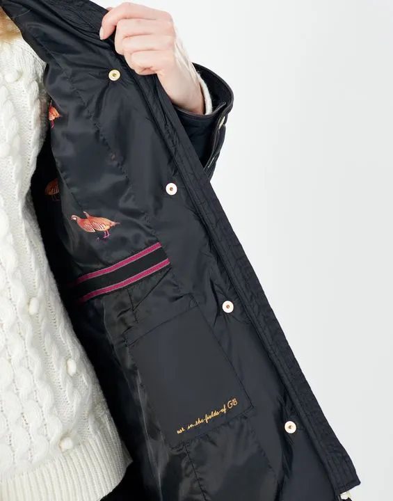 Joules Newdale Long Quilted Jacket