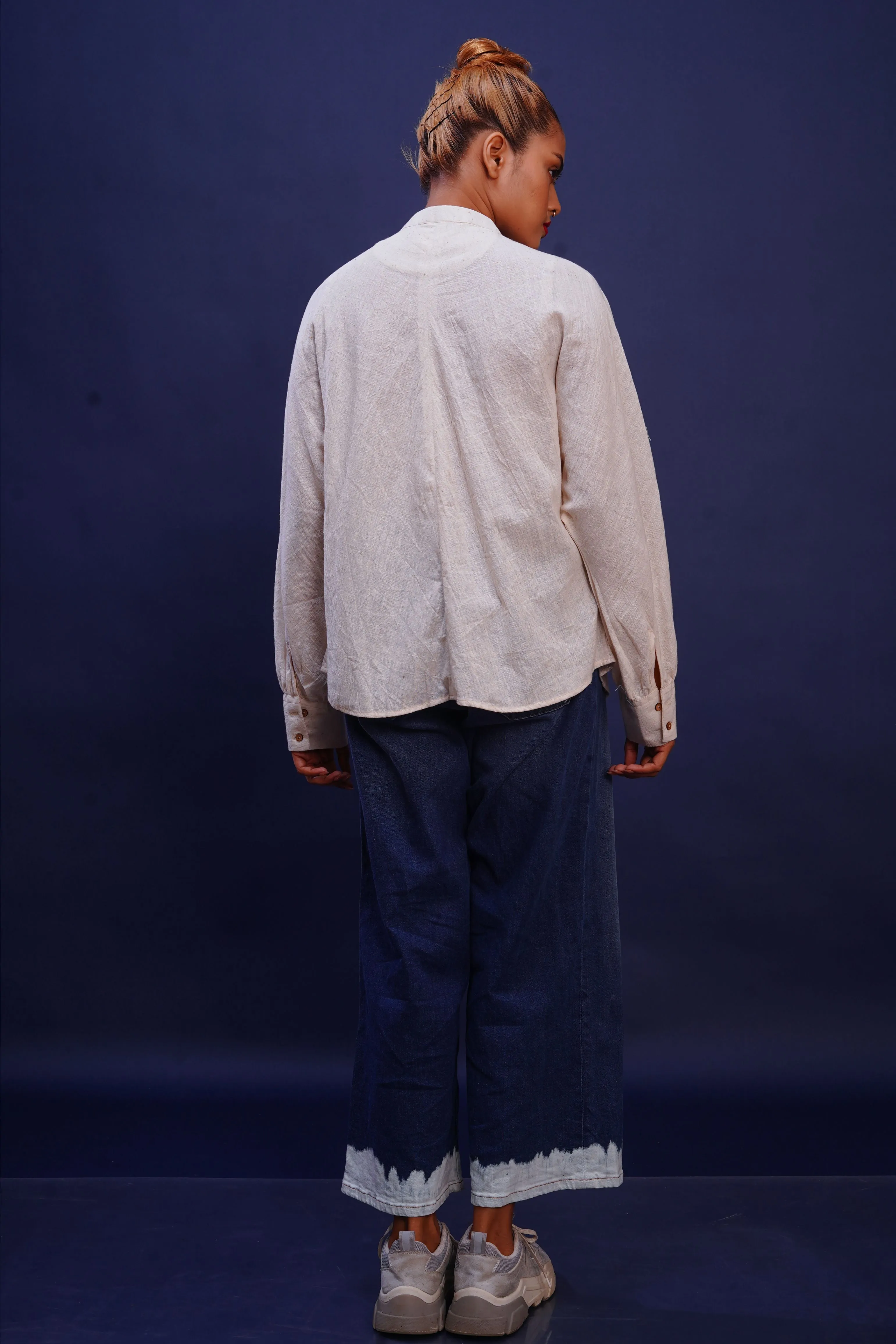 Kala cotton kimono shirt for women
