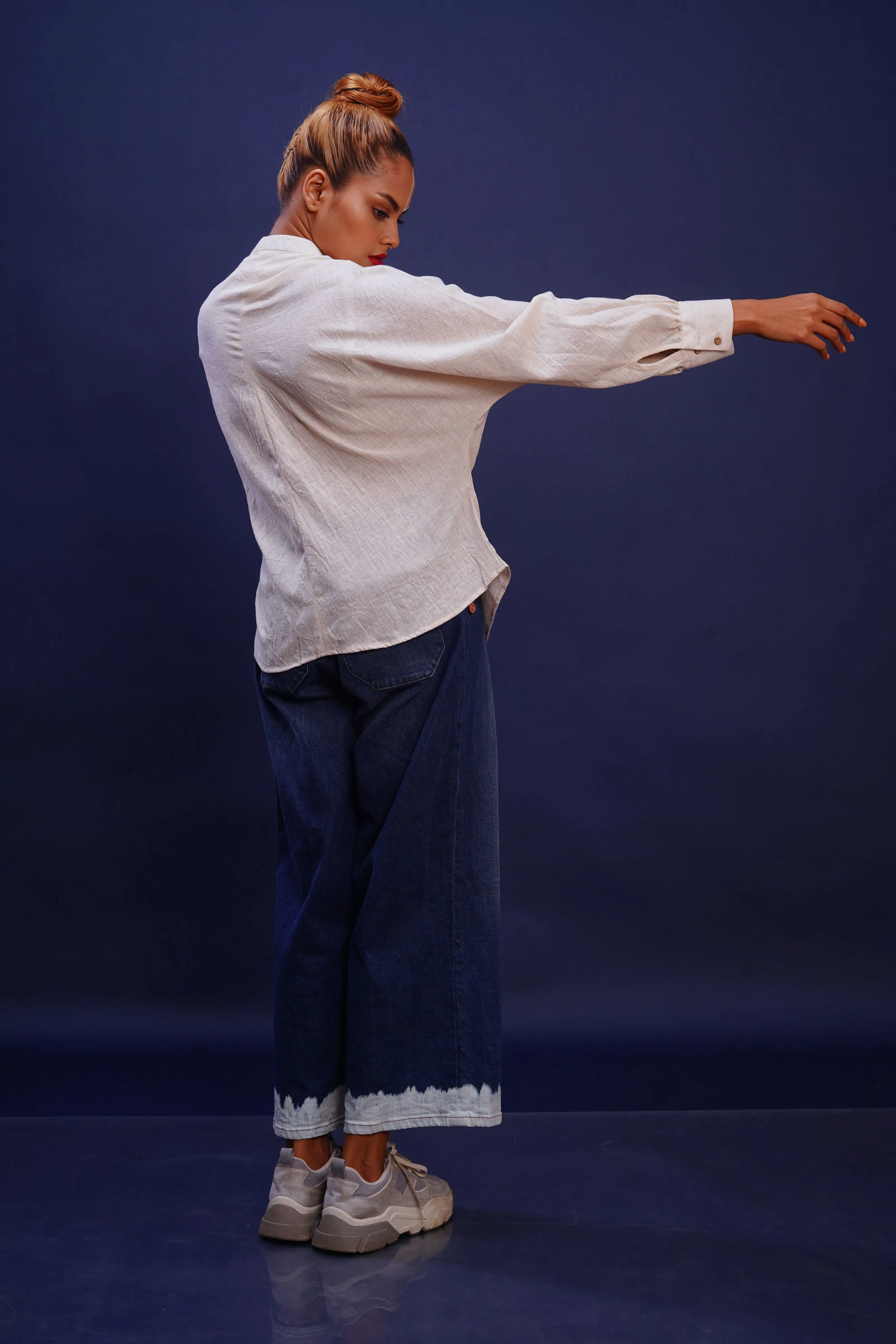 Kala cotton kimono shirt for women