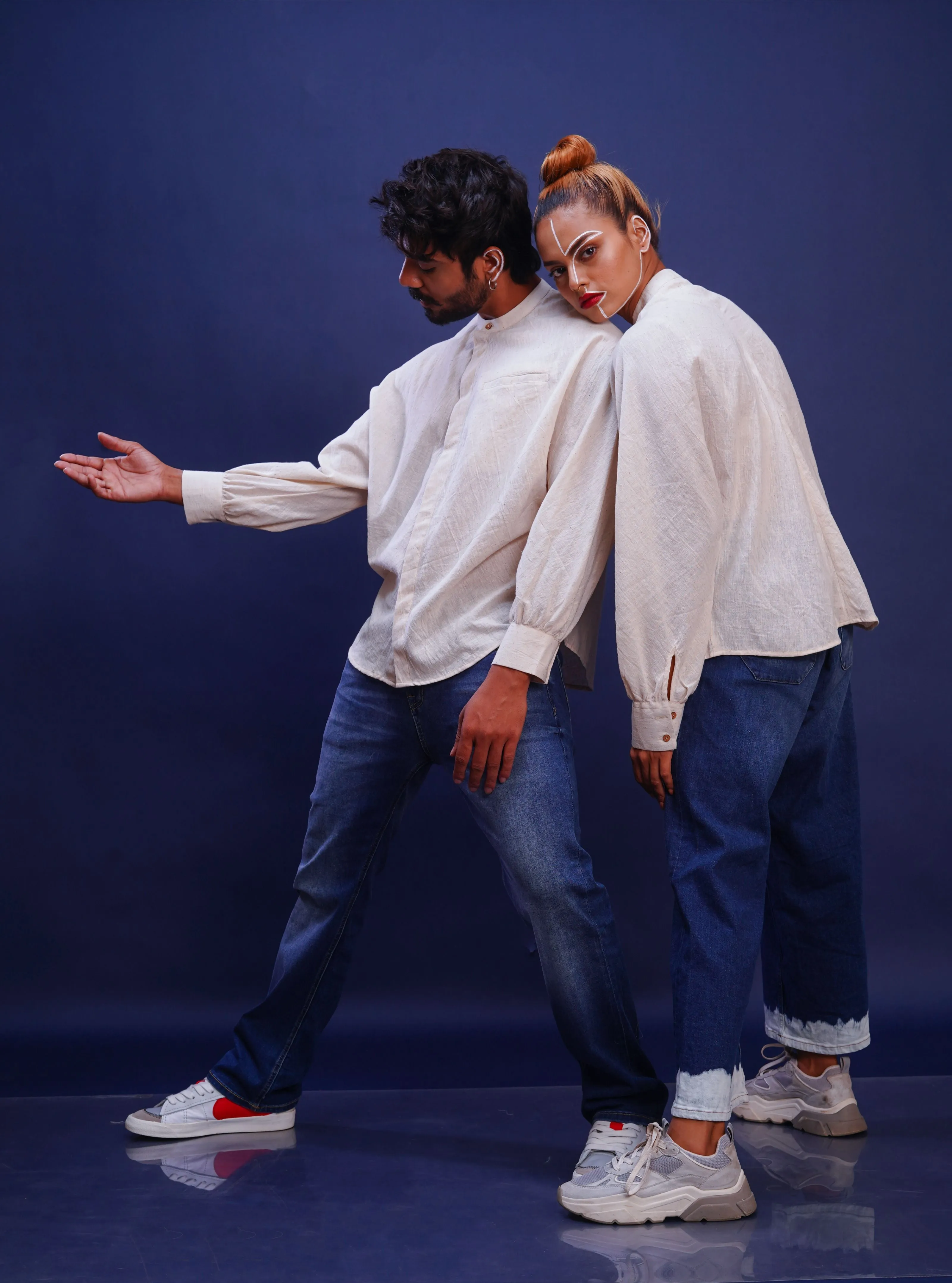 Kala cotton kimono shirt for women