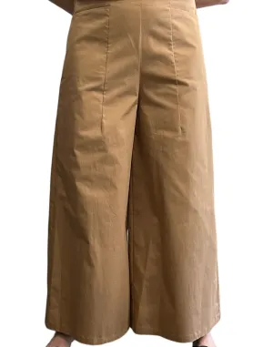 Khaki pants flare cut