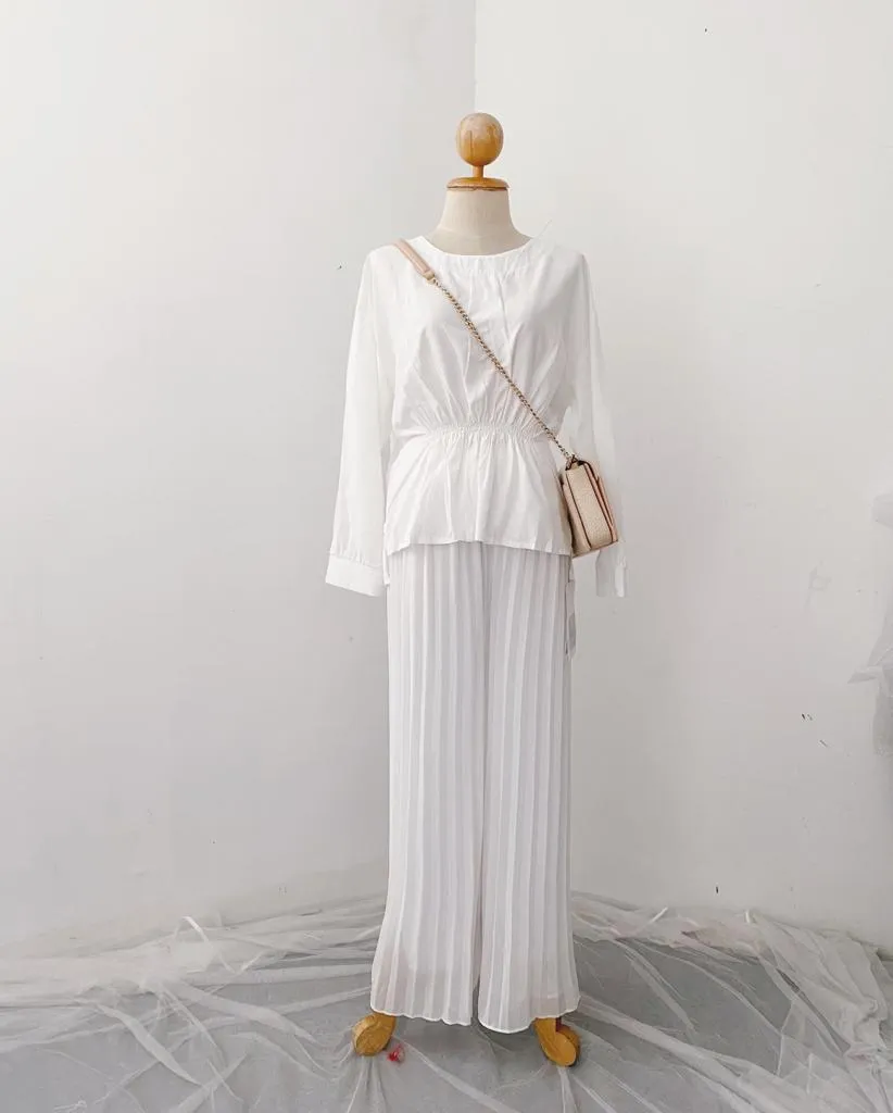 Korean  Peplum Top - Mariya