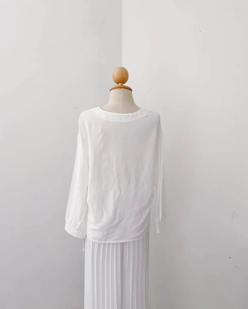 Korean  Peplum Top - Mariya