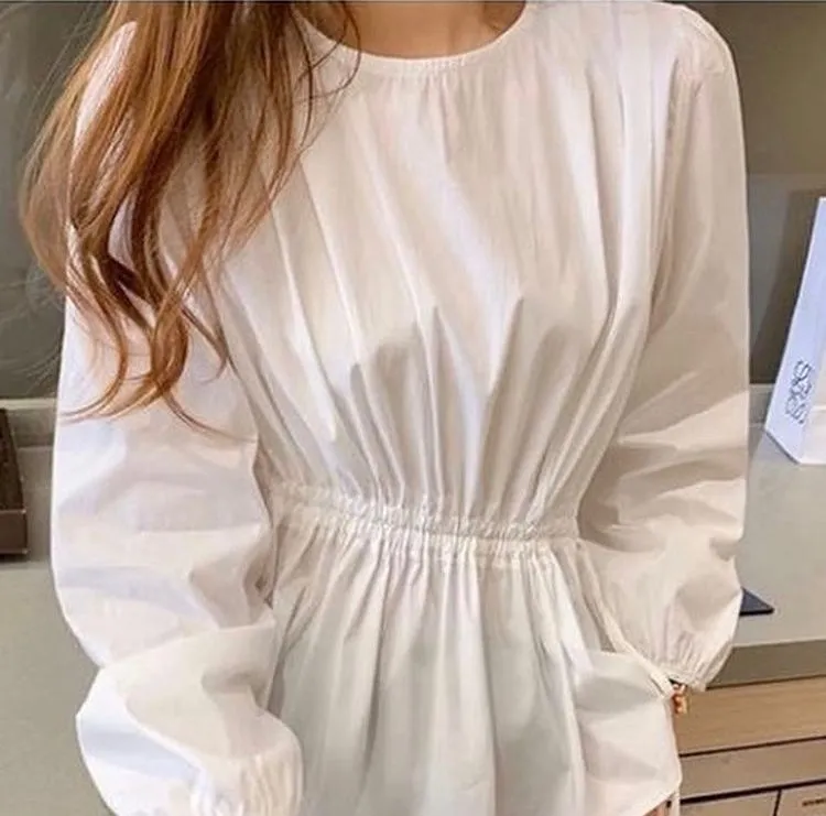Korean  Peplum Top - Mariya