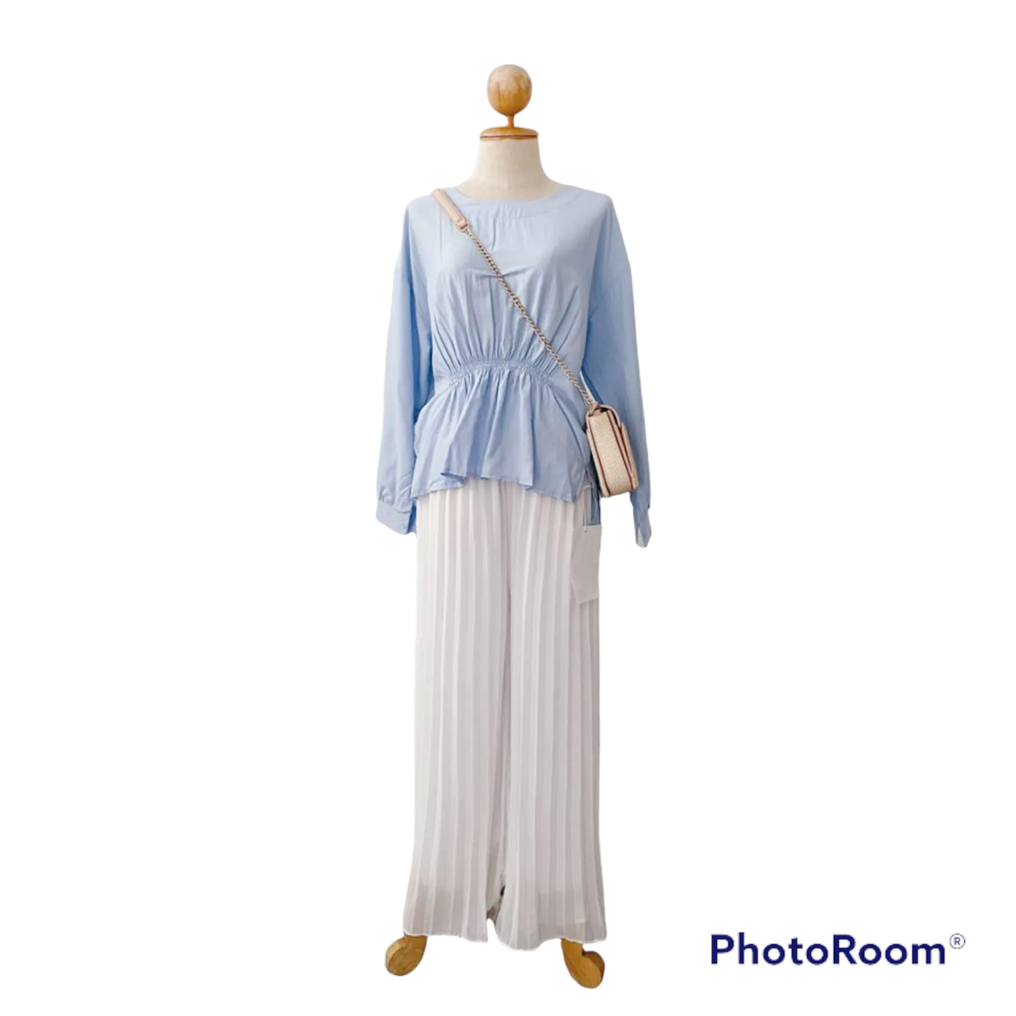 Korean  Peplum Top - Mariya
