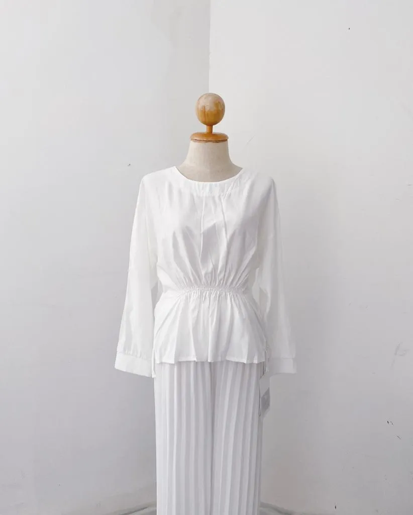 Korean  Peplum Top - Mariya