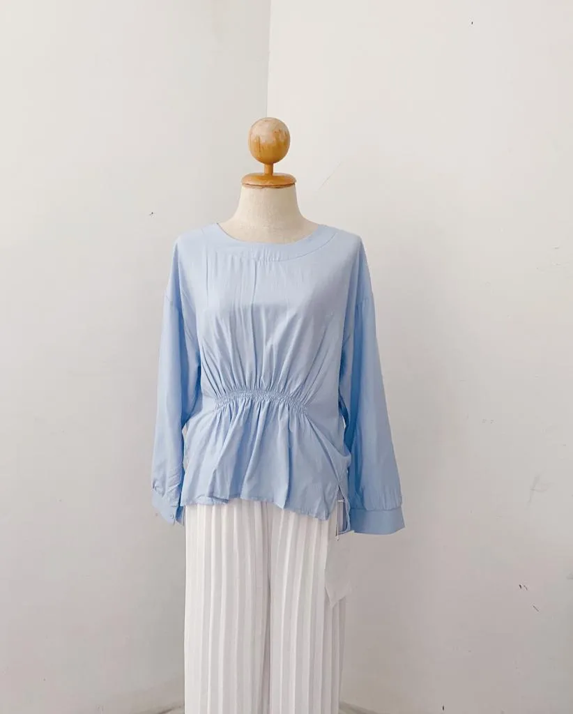 Korean  Peplum Top - Mariya