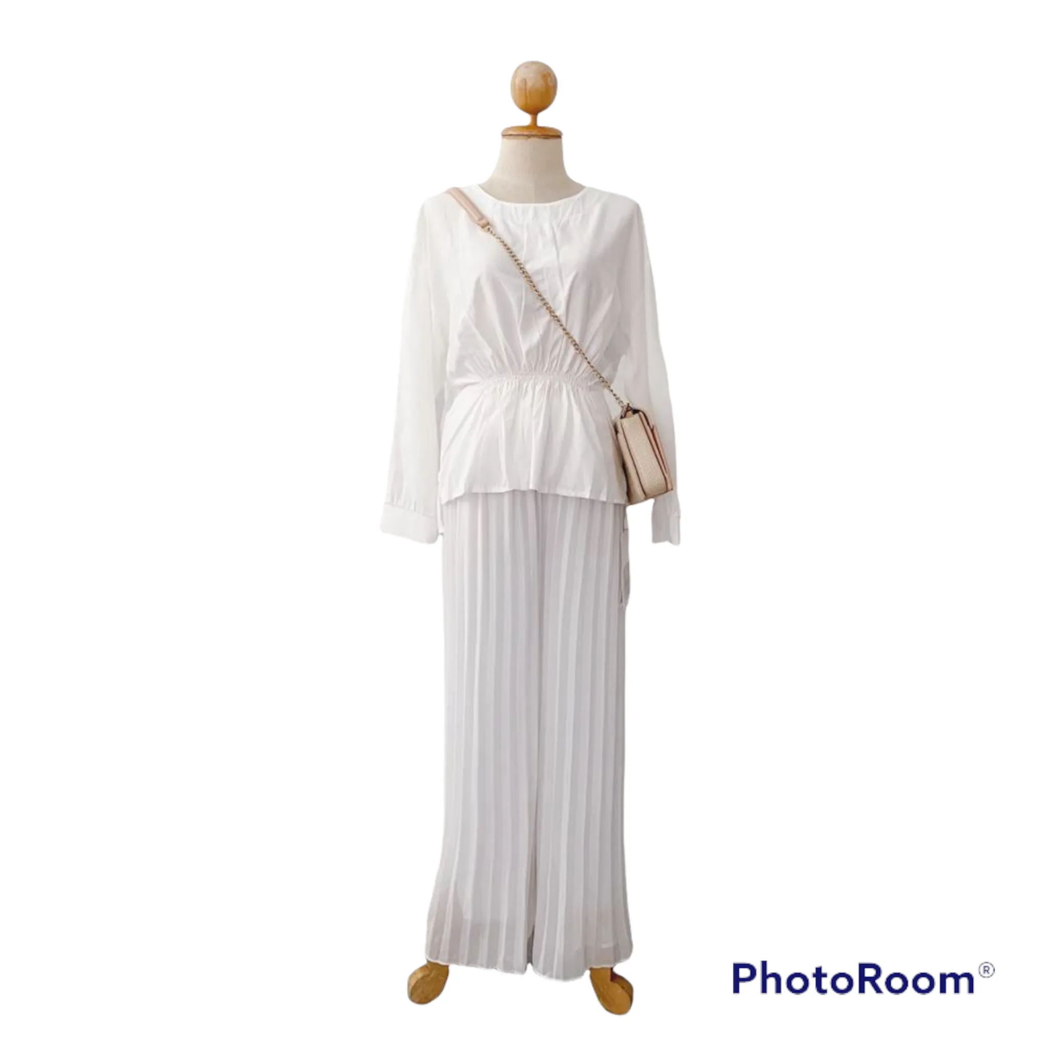 Korean  Peplum Top - Mariya