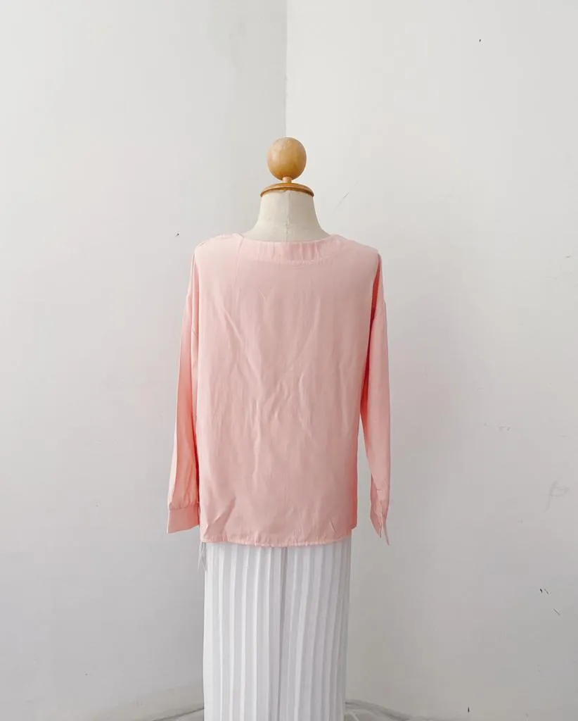 Korean  Peplum Top - Mariya