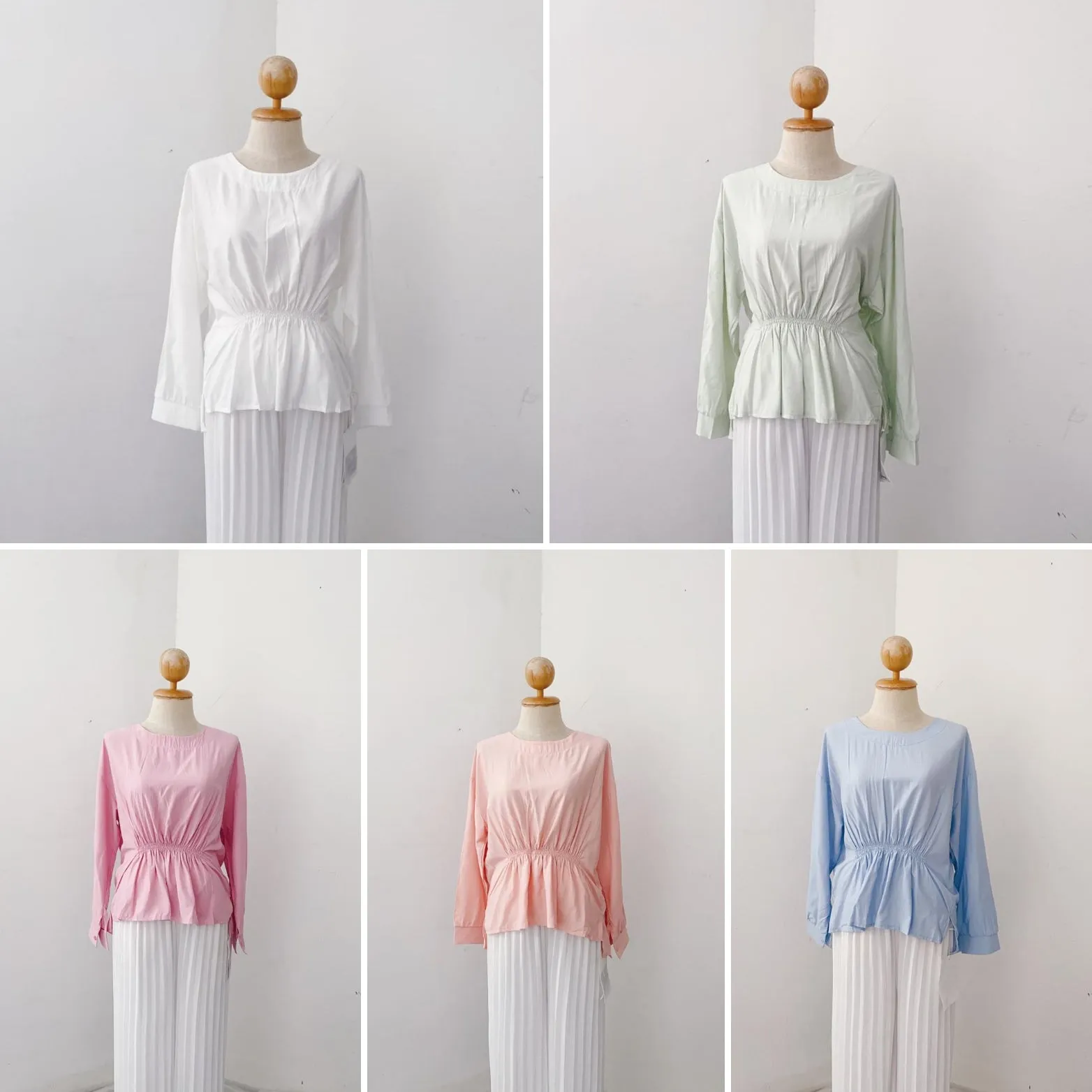 Korean  Peplum Top - Mariya